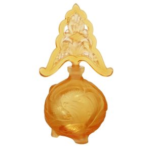 Crytal Perfume Bottle Amber