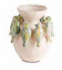 Vase Birds Medium