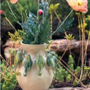 Vase Birds Large