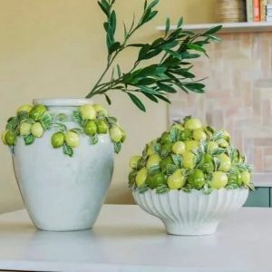 Lemon Ceramic Vase