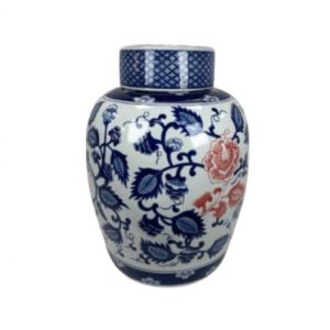 Ming Vase White & Blue