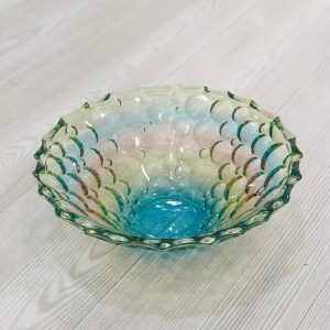 Bowl Lead Crystal With Mix Color