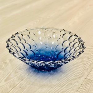 Bowl Lead  Crystal With Blue Color