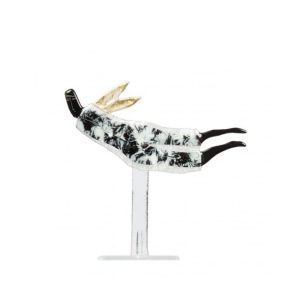 Flying Angel Black-White Gold