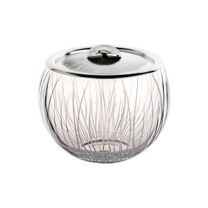 Covered Glass Bowl