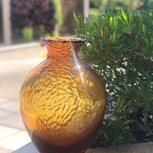Murano Amber Vase