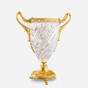 Crystal Clear Vase With Handles