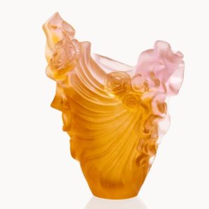 Daum Rose Royal Vase Medium