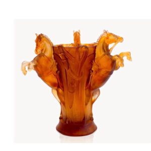 Daum Reve Equestre Vase Medium