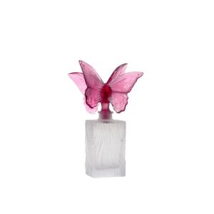 Daum Perfume Bottle Butterfly Amber