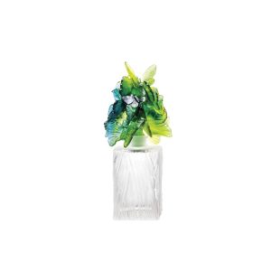 Daum Perfume Bottle Butterfly Green