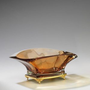 Bowl With Gold Foot