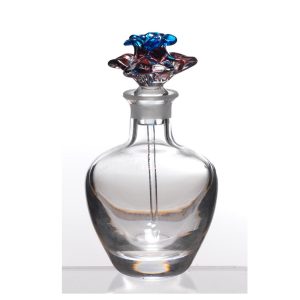 Parfume Bottle Purple/Blue Flower Cover