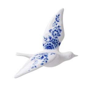 Wall Bird Ceramic Blue