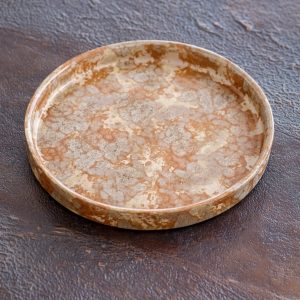 CENTERPIECE CERAMIC GOLDEN GRAY SMALL