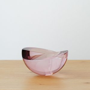 Crystal Hemisphere Pink Color Large