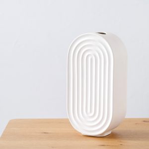 VASE CERAMIC MATTE WHITE