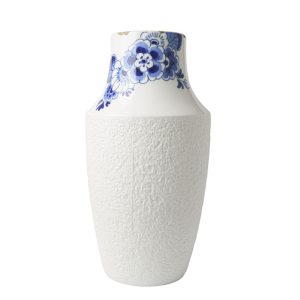 Porcelain Vase Blue & White Medium