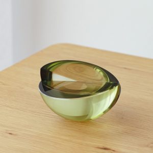 CRYSTAL HEMISPHERE GREEN COLOUR SMALL