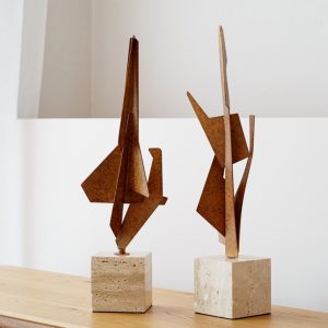 Sculpture Rusty Metal