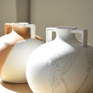 CERAMIC WHITE  VASE