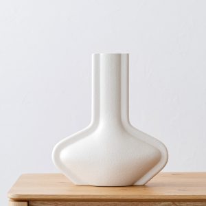 CERAMIC VASE MATTE WHITE
