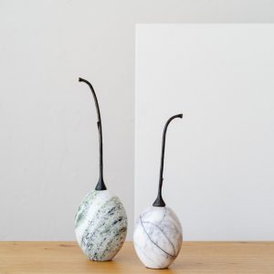 Sculpture Pera Marble And Metal Large