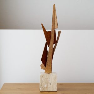 Sculpture Rusty Metal