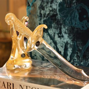 Dagger Transparent & Gold