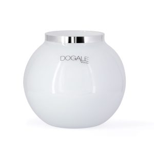 White Vase Round