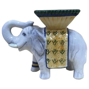 Ceramic Elephant Candle Holder