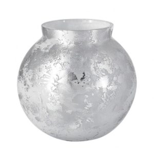 Silver Vase Round Small